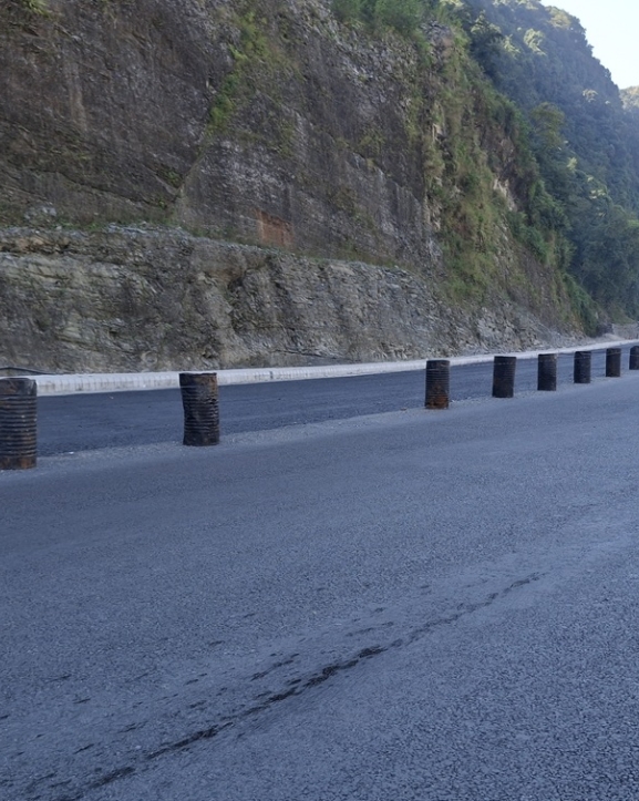 मध्यपहाडी राजमार्ग : पोखराको हरिचोक–याम्दी खण्ड स्तरोन्नति अन्तिम चरणमा