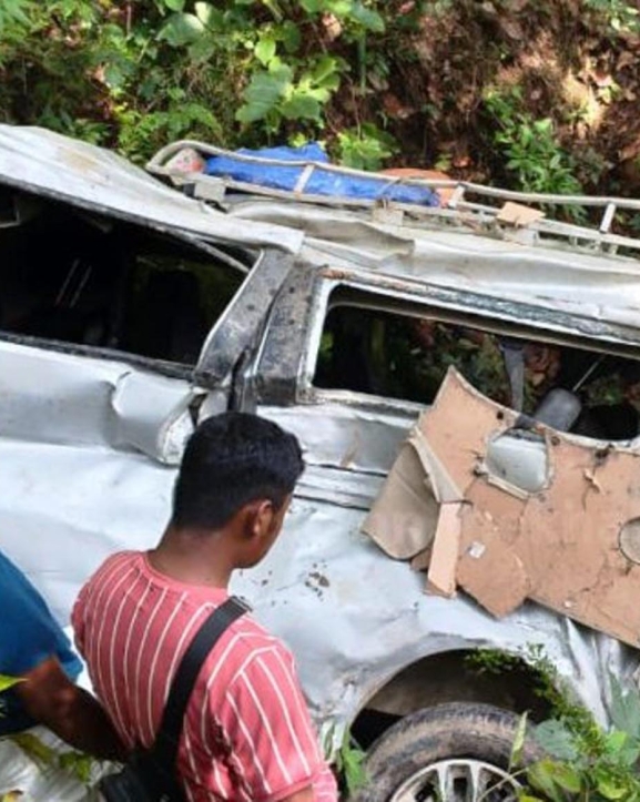 पाल्पामा गाडी दुर्घटना हुँदा तीन जनाको मृत्यु