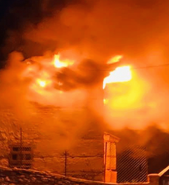 हुम्लाको छत्रपाल विद्यालयमा आगलागी