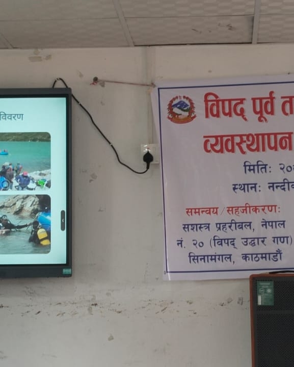 जिसस काठमाडौंको आयोजनामा विपद् पूर्वतयारी तथा व्यवस्थापन तालिम