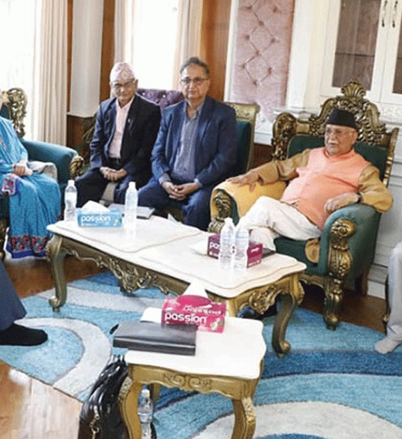 एमाले सचिवालय बैठक बस्दै