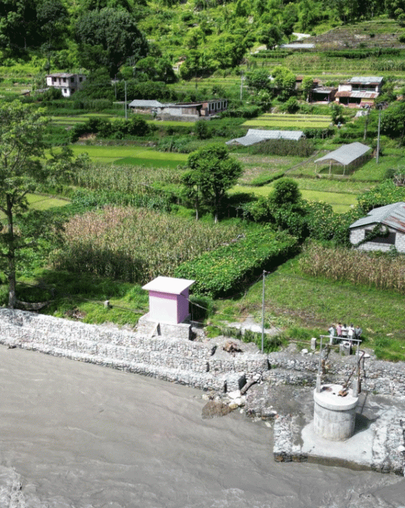कालीगण्डकीको कटान रोकथाम गर्न तटबन्धन