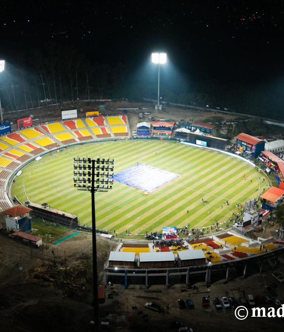 एनपिएलको पूर्वसन्ध्यामा यस्तो देखियो त्रिवि क्रिकेट मैदान (तस्बिरहरू)