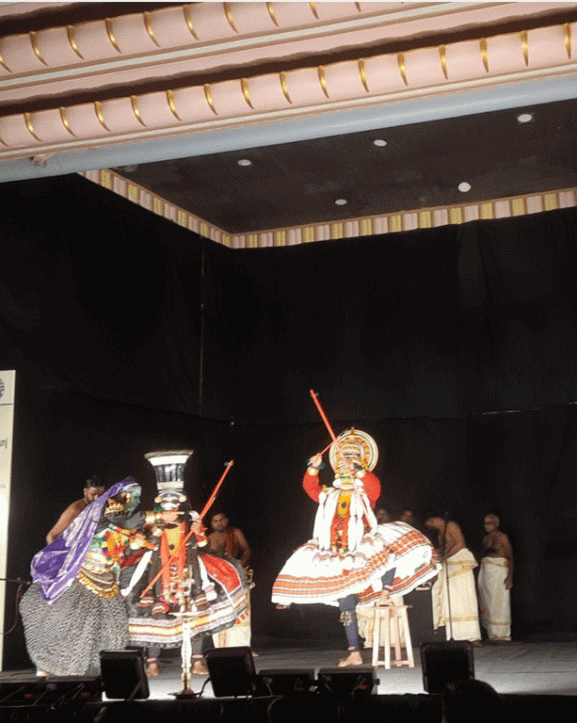 भारतीय स्वतन्त्रता दिवसको पूर्वसन्ध्यामा वीरगञ्जमा ‘कथाकली’ नृत्य 