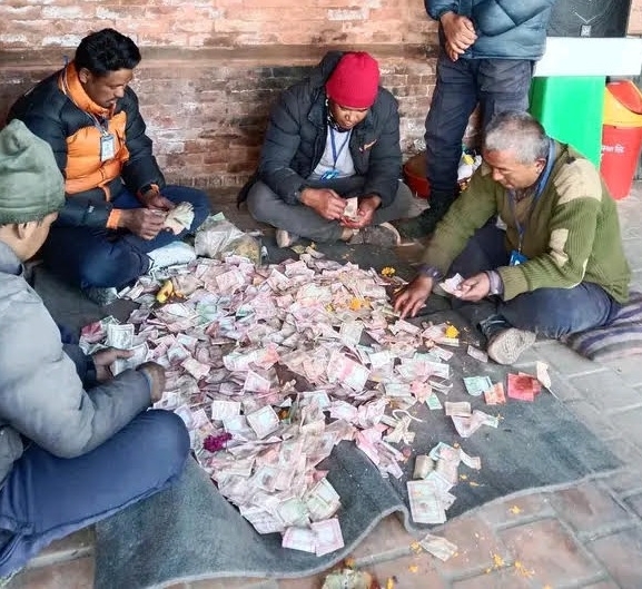 कालिञ्चोक भगवती मन्दिरमा २२ लाख बढी भेटी संकलन