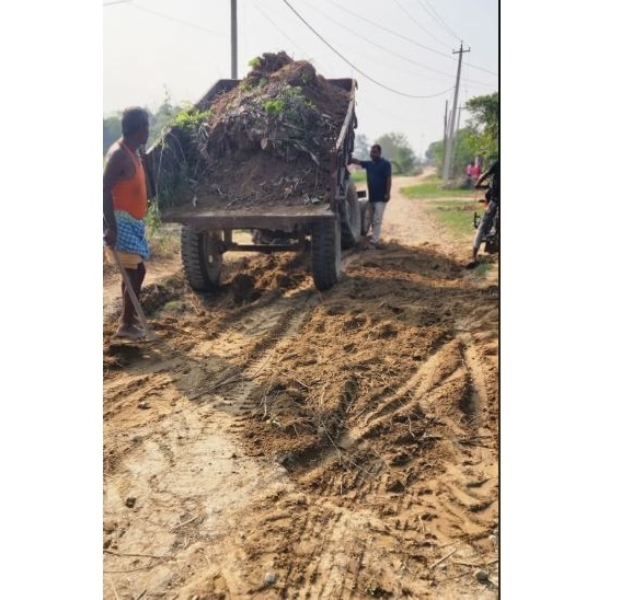 बाढीले क्षति पुर्‍याएको शितलपुर–मर्यादपुर सडक मर्मत सुरु