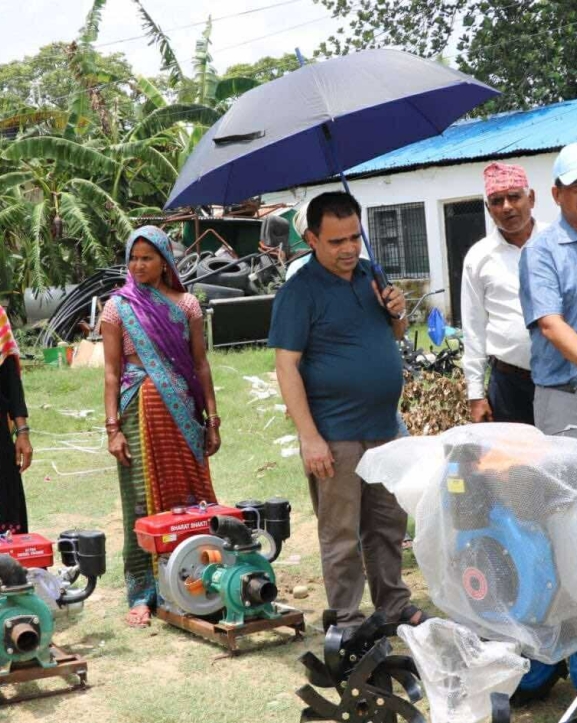 कपिलवस्तु विजयनगरका २८९ कृषकलाई कृषि उपकरण