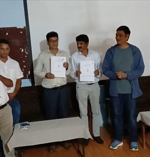 पानी परीक्षणसम्बन्धी समझदारी पत्रमा हस्ताक्षर