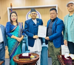 सभामुख र प्रमुख सचेतकसँग संघ प्रतिनिधिमण्डलको भेट