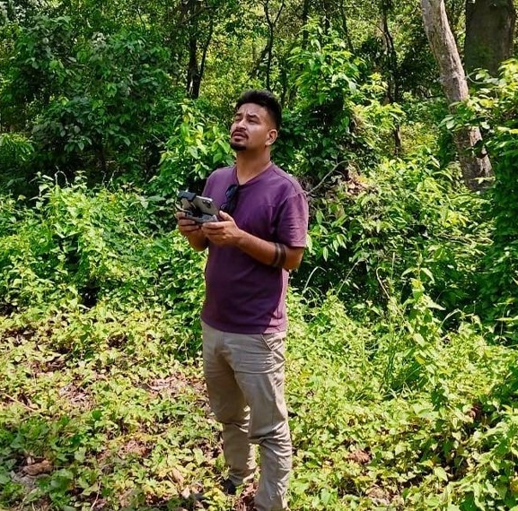रौतहटमा ‘ड्रोन’बाट वन क्षेत्रको निगरानी