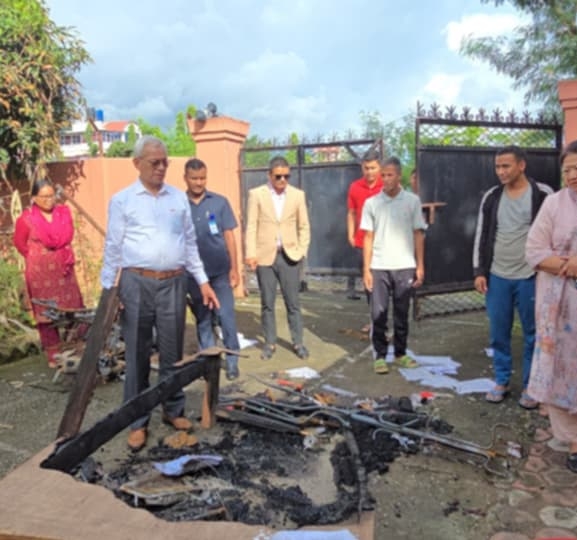 कर्णाली सरकारका प्रवक्ता शाहद्वारा जेनजी आन्दोलनमा भएको क्षतिको अनुगमन