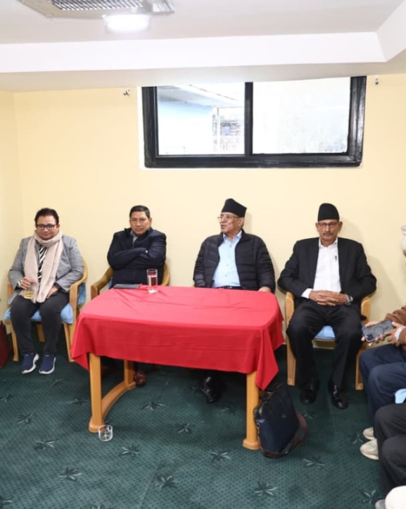 माओवादी सचिवालय बैठकः पार्टी एकताबारे छलफल, जनादर्न शर्माको गतिविधि अराजक भएको निष्कर्ष