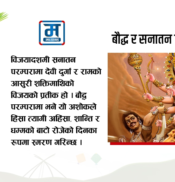 बौद्ध र सनातन धर्ममा विजया दशमी
