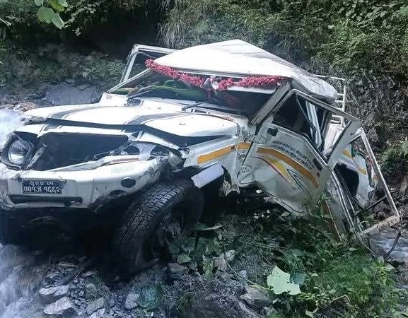 जिप दुर्घटनामा एक जनाको मृत्यु