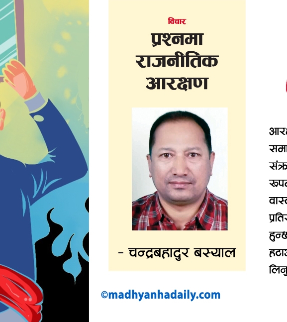 प्रश्नमा राजनीतिक आरक्षण