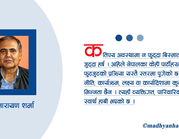 पार्टी एकता र फुटका सम्बन्ध