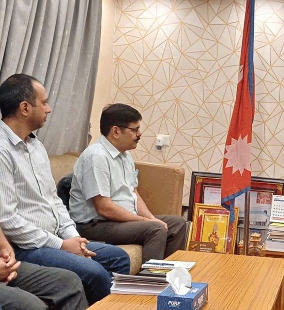 मधेशका मुख्यमन्त्री सिंहसँग भारतीय प्रतिनिधिमण्डलको भेट