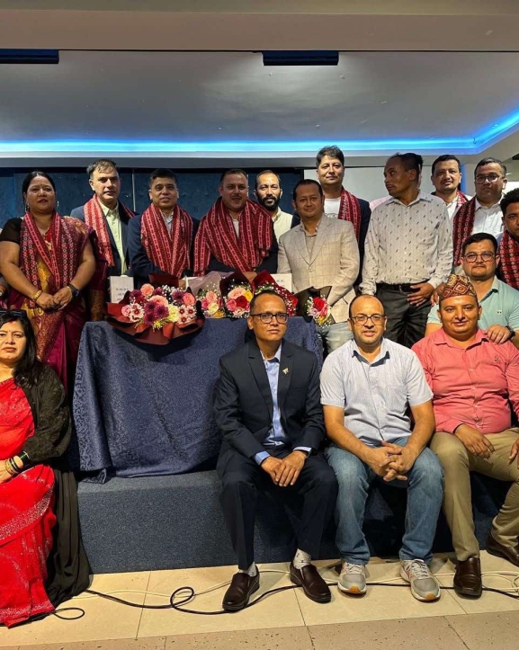 एनआरएनए साउदीद्वारा नवनियुक्त महावाणिज्यदूतको स्वागत