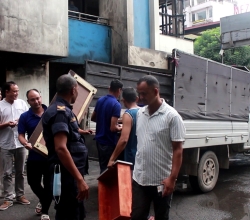 फ्युचर इम्प्लोइमेन्टद्वारा दरबारमार्ग प्रहरीलाई खाट र प्लाई प्रदान