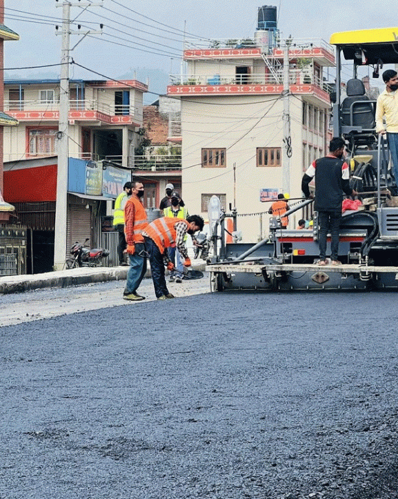 साँगा-धुलिखेल सडक विस्तार सुस्त गतिमा 