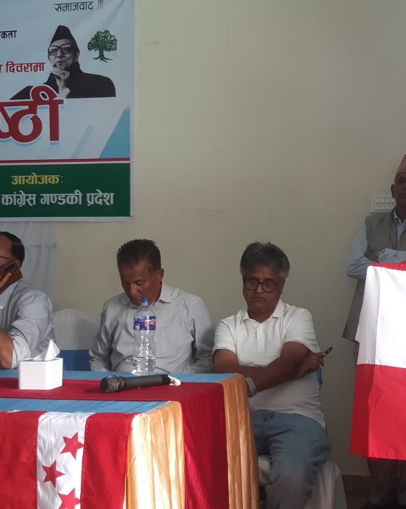 विचारका पछि नभई गुटका पछि लाग्दा पार्टी कमजोरः नेता आचार्य