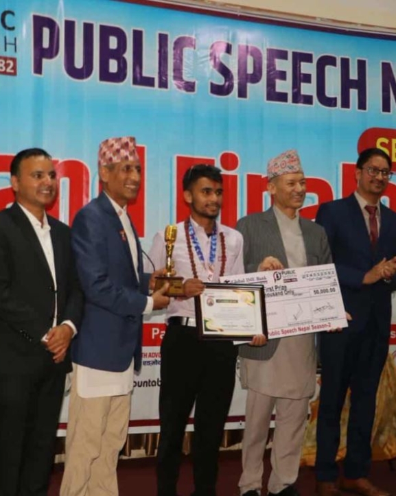 पब्लिक स्पिच नेपालमा रावत प्रथम