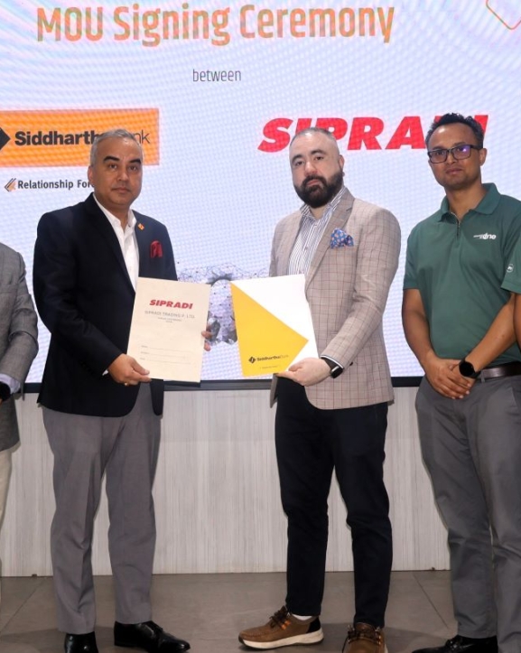 सिद्धार्थ बैंक र सिप्रदीबीच ट्याक्सी कर्जा सम्झौता