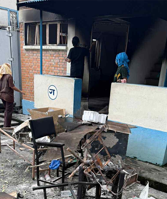 लुटपाट र आगजनी परे करिब ३ हजार हतियार, हराए १ लाख ६८ हजार बढी धातुका गोली