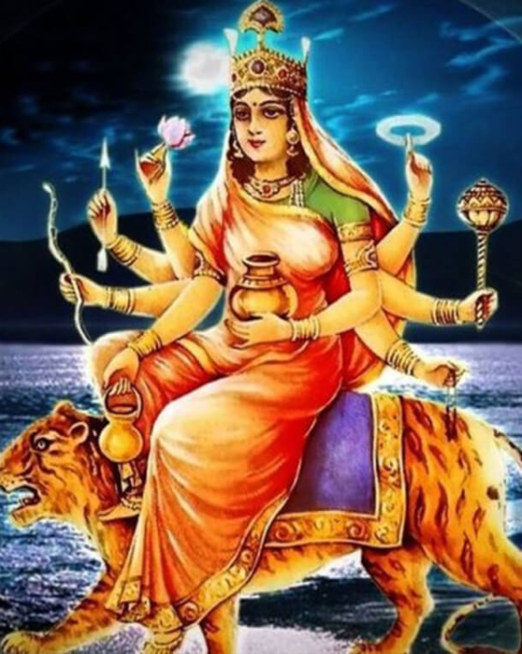 नवरात्रको चौथो दिन: कुष्माण्डा देवीको पूजा आराधना गरिँदै
