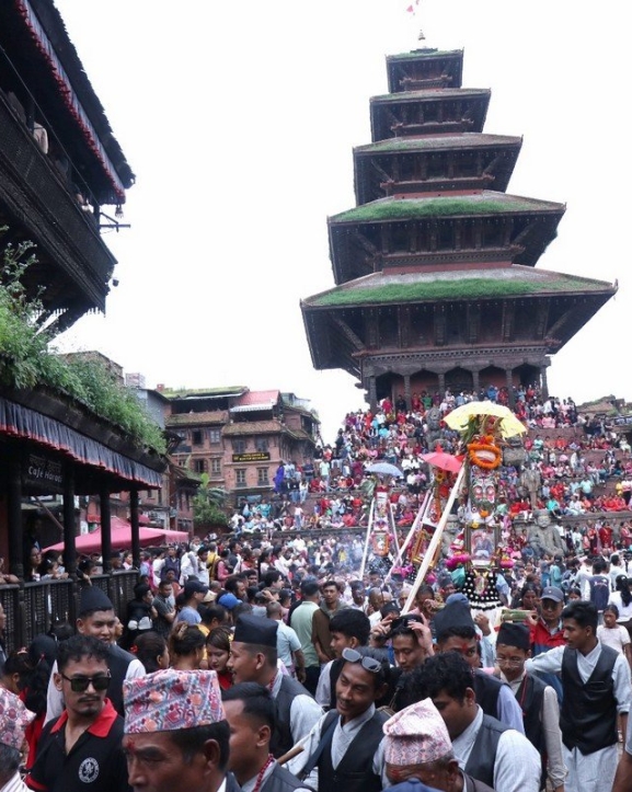 सरकारी घिन्ताङघिसीसँगै भक्तपुरको गाईजात्रा सुरु