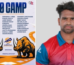 टी–२० विश्वकप छनोटको बन्द प्रशिक्षणमा ३२ खेलाडी, आदिल अन्सारी पनि टिममा