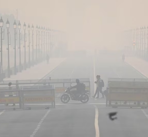 नयाँदिल्लीमा बढ्यो वायु प्रदूषण