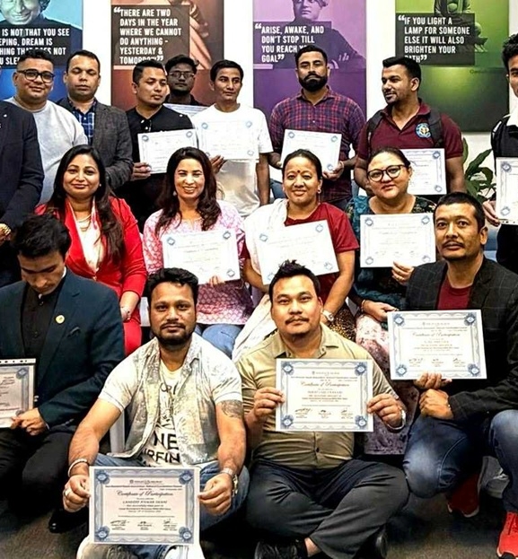 एनसिसी कतारद्वारा करियर डेभलपमेन्ट तालिम सम्पन्न