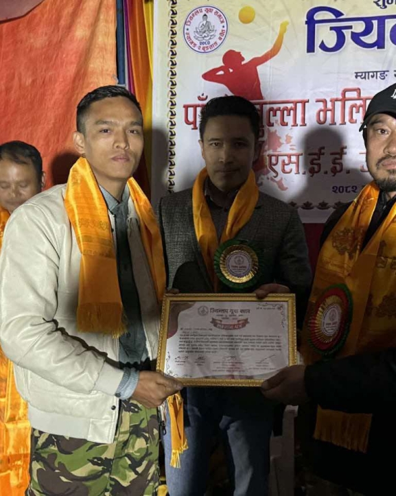 बुङ्ताङमा भलिबल प्रतियोगिता र विद्यार्थी सम्मान कार्यक्रम सम्पन्न