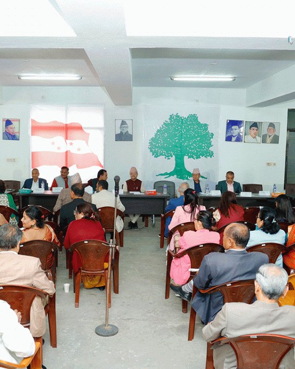 कांग्रेस केन्द्रीय कार्यसमिति बैठक बस्दै, १५औँ महाधिवेशन विषयमा छलफल हुने