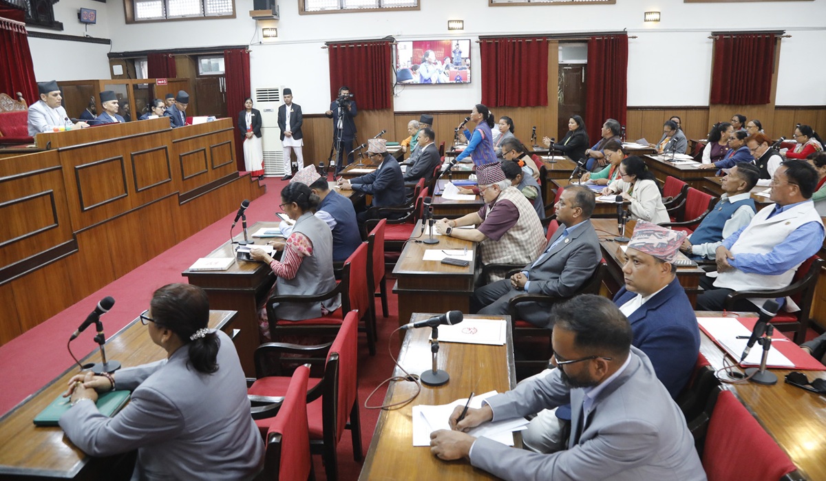 राष्ट्रिय सभामा नौ मन्त्रालयको विनियोजन शीर्षकमाथिको छलफल सम्पन्न