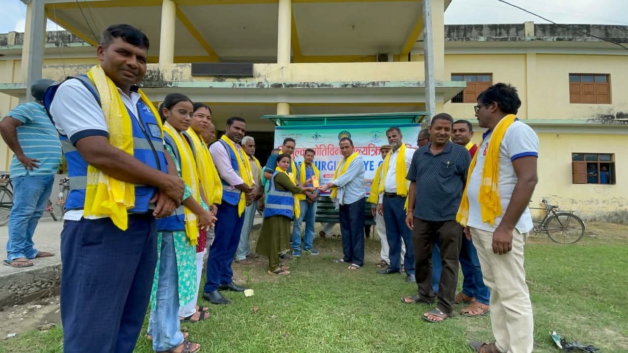 बृहत् निःशुल्क आँखा शिविरमा ३०५ जना लाभान्वित