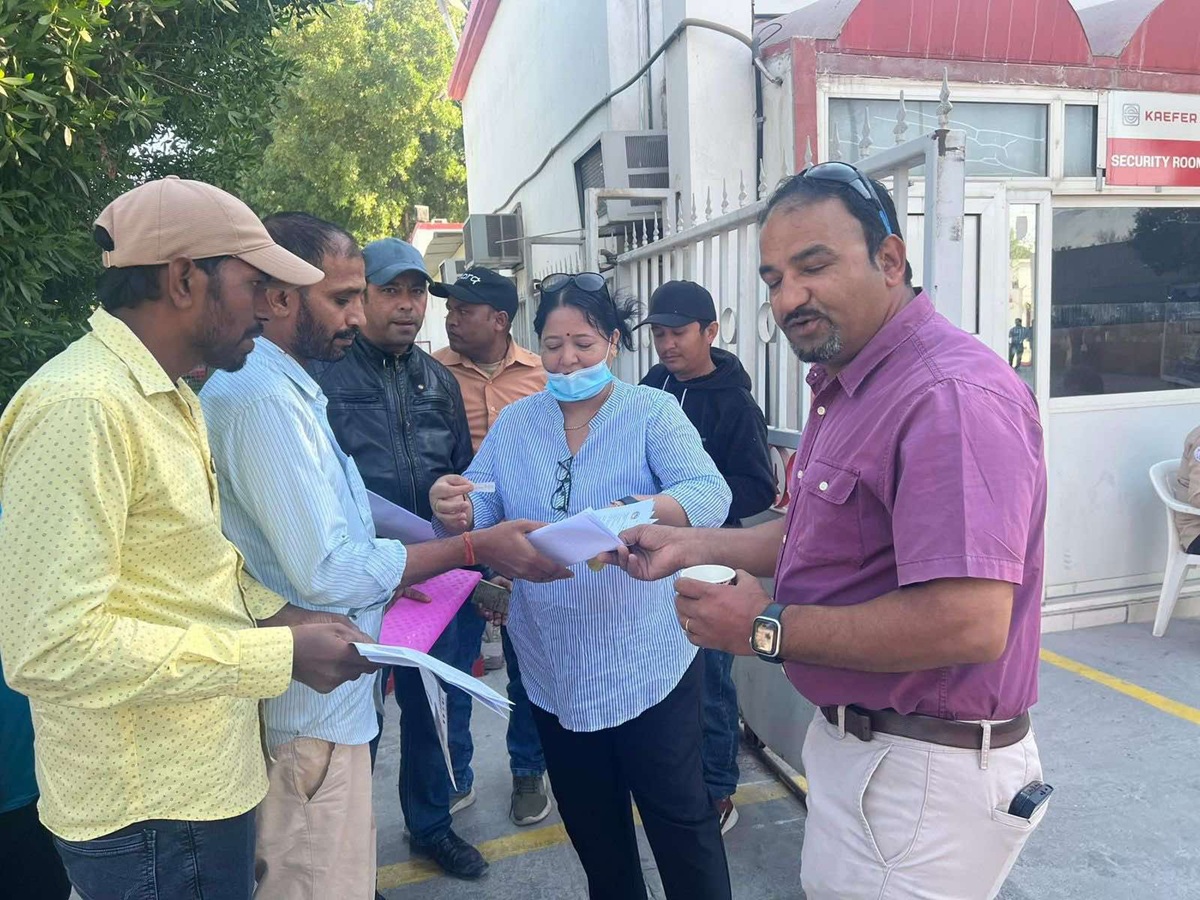 साउदीको जुबेलमा दुईदिने राहदानी सेवा शिविर, ६३५ राहदानी वितरण