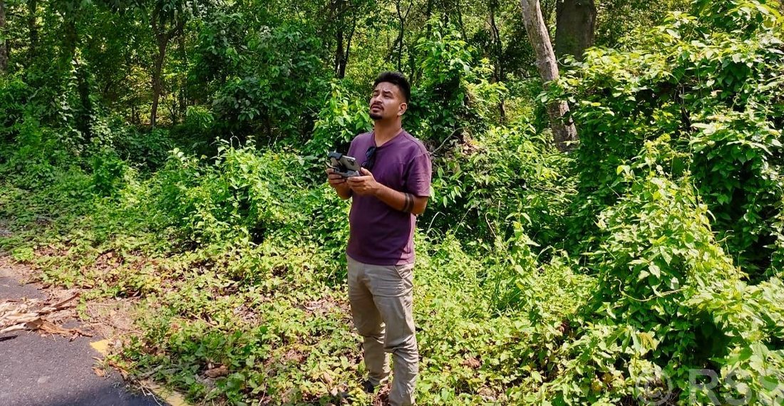 रौतहटमा ‘ड्रोन’बाट वन क्षेत्रको निगरानी