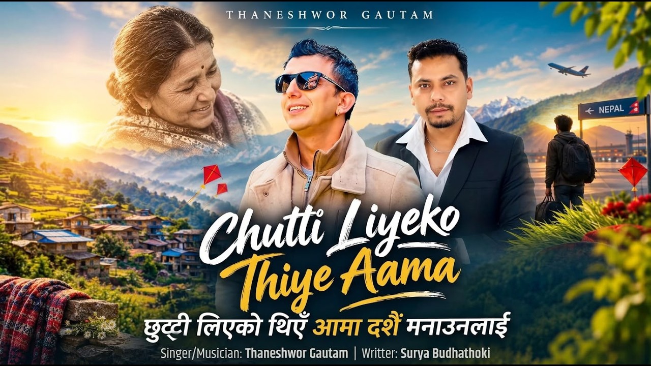 थानेश्वर गौतमले ल्याए दसैं गीत ‘छुट्टी लिएको थिएँ आमा दसैं मनाउनलाई’ (भिडियोसहित)