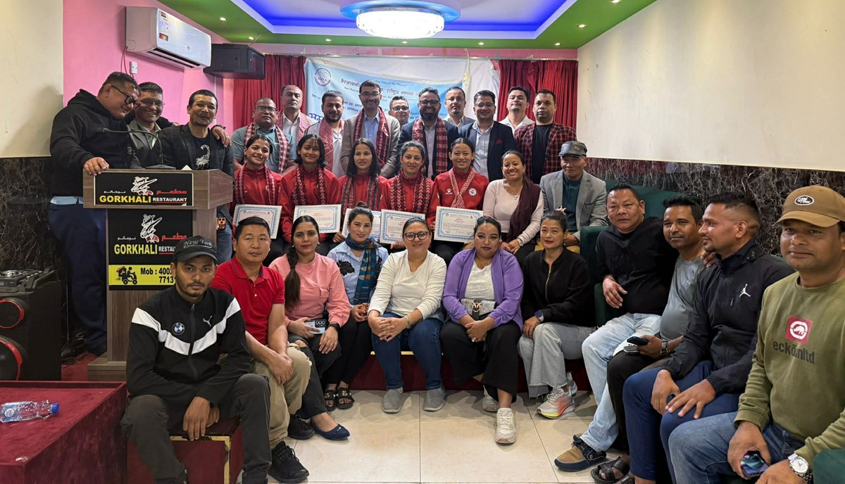 तेक्वान्दो खेलाडी कतारमा सम्मानित