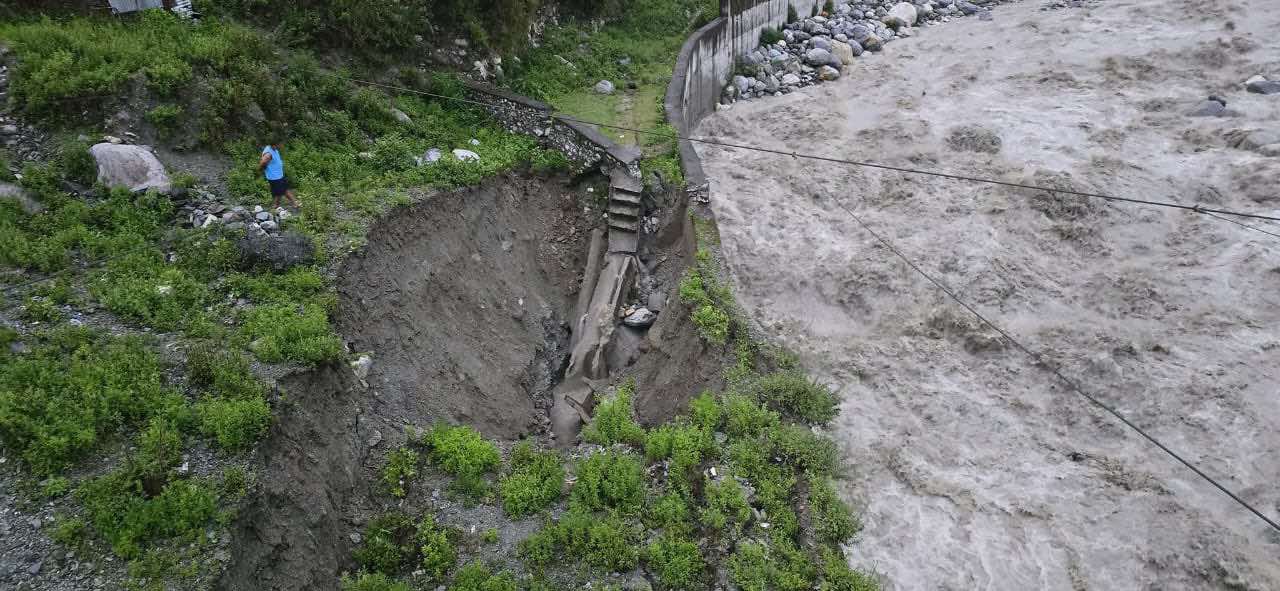 बाउलीगाडमा पानीको सतह बढ्यो, सावधानी अपनाउन आग्रह
