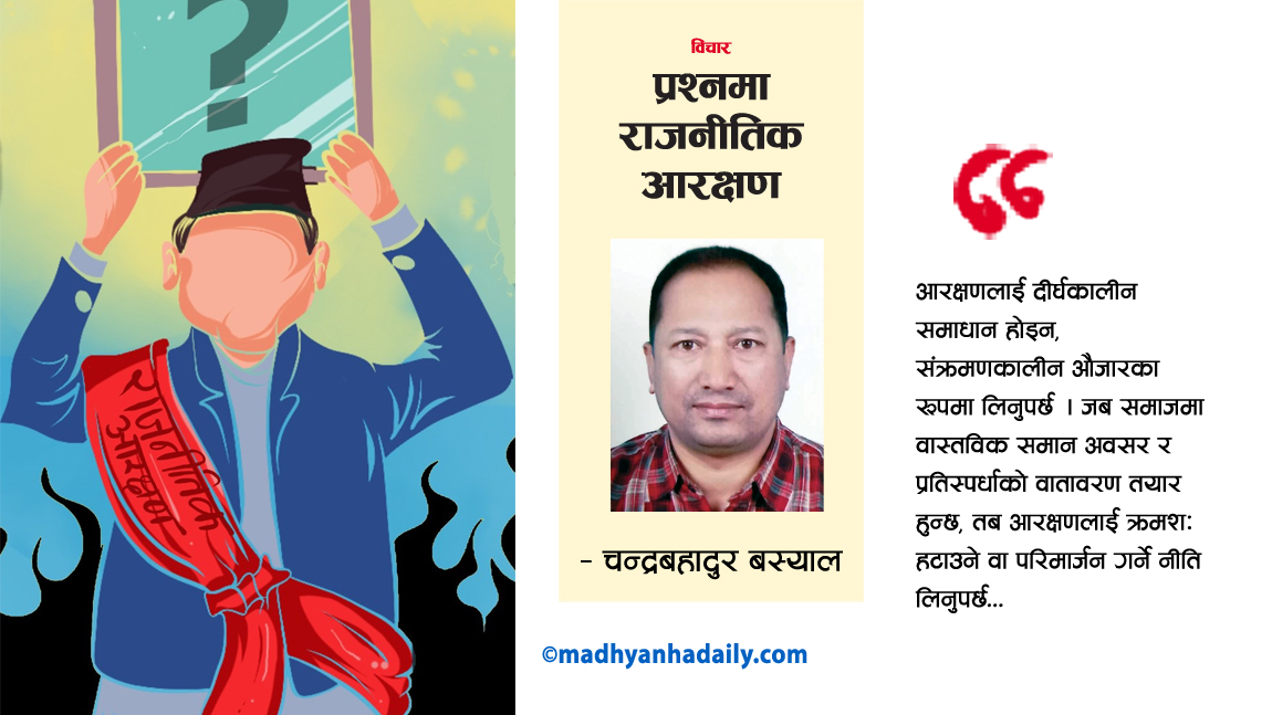 प्रश्नमा राजनीतिक आरक्षण