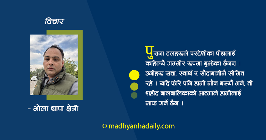 परदेशीलाई नेपालप्रतिको आशा