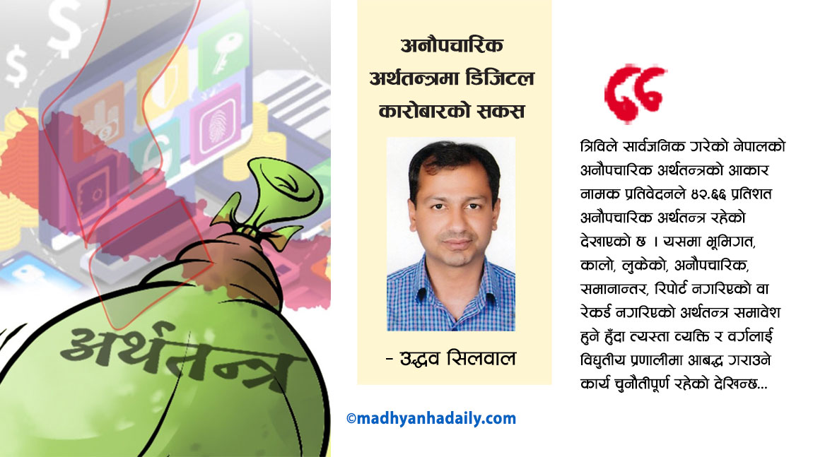 अनौपचारिक अर्थतन्त्रमा डिजिटल कारोबारको सकस