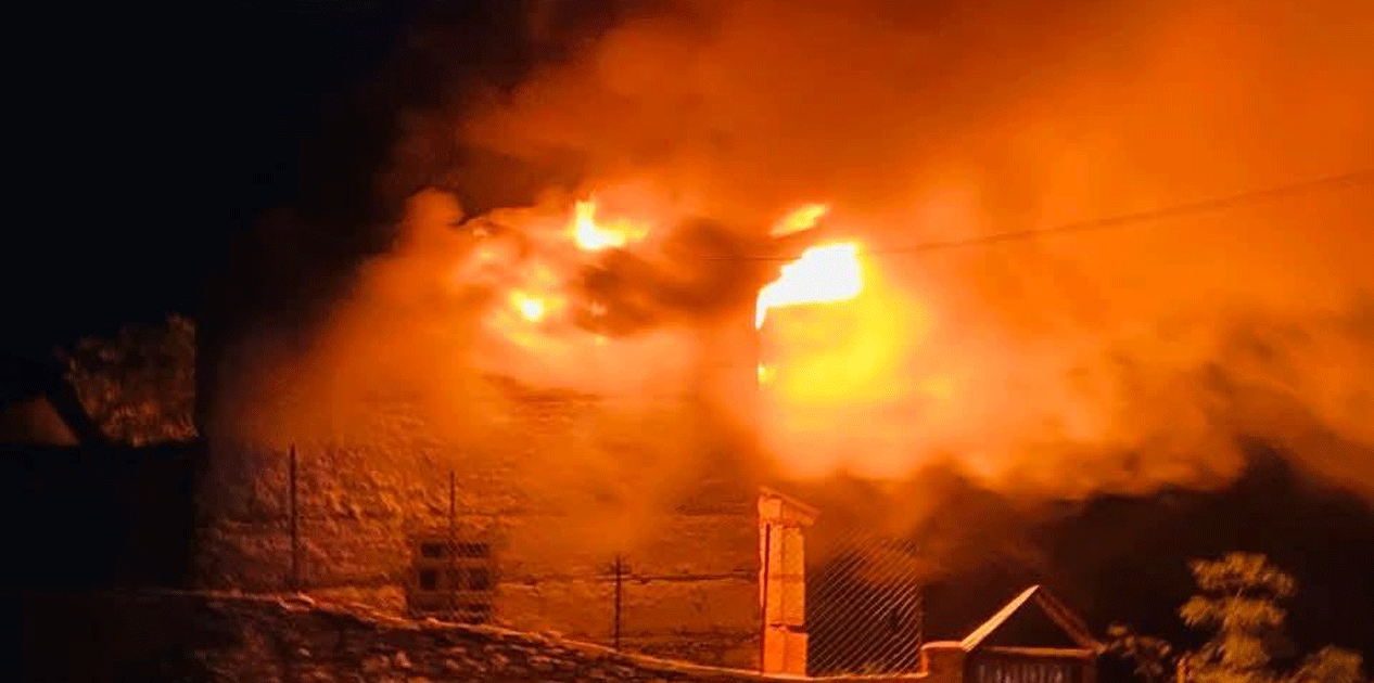 हुम्लाको छत्रपाल विद्यालयमा आगलागी