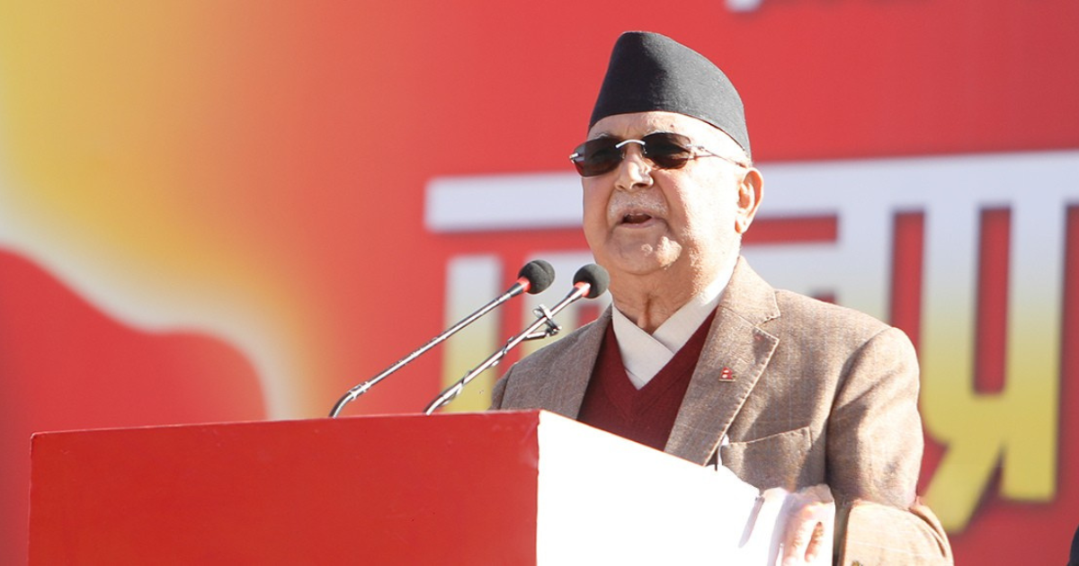 राष्ट्रपतिलाई ओलीको आग्रह– वर्तमान सरकारलाई बिदा गर्नुहोस् 