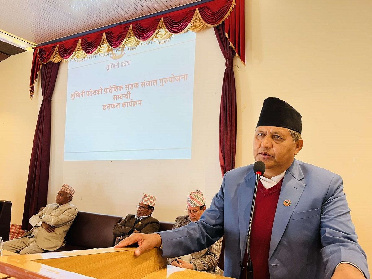 ‘लुम्बिनीमा प्रादेशिक सडक सञ्जाल गुरुयोजना अन्तिम चरणमा’