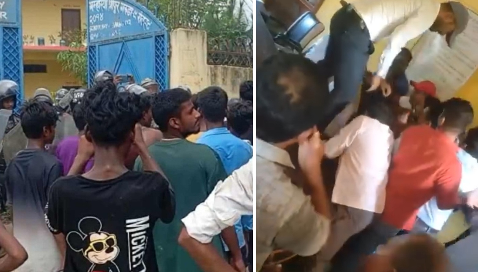 छात्रालाई जिस्क्याएको आरोपमा शिक्षकमाथि कुटपिट, विद्यालयमा तोडफोड