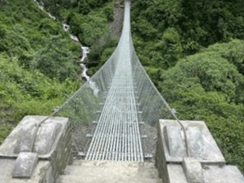 म्याग्दीमा झोलुंगे पुलले सहज बन्यो यात्रा